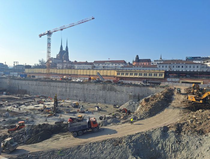 Großbaustelle Dornych